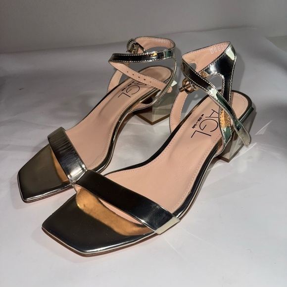 Little use AGL Angie ankle strap heeled sandal sz 37 1/2 women’s heels - Picture 1 of 8